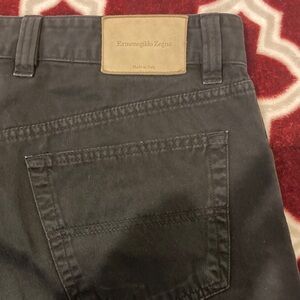 Ermenegildo Zegna Black Trousers